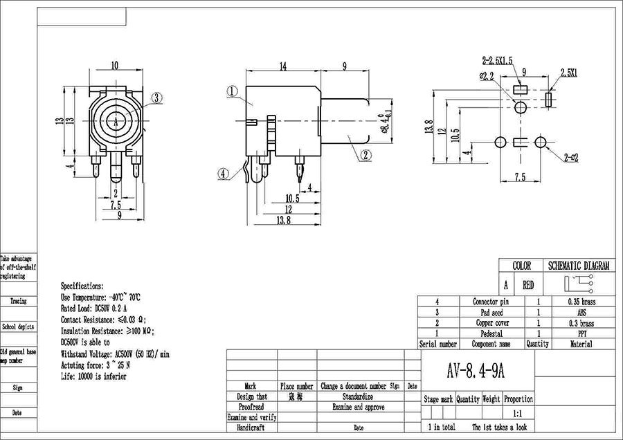 AV-SINGLE HOLE AV-SINGLE HOLE