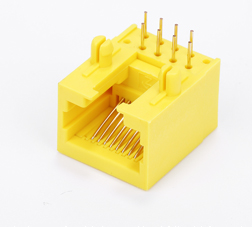 Net connector yellow half cover