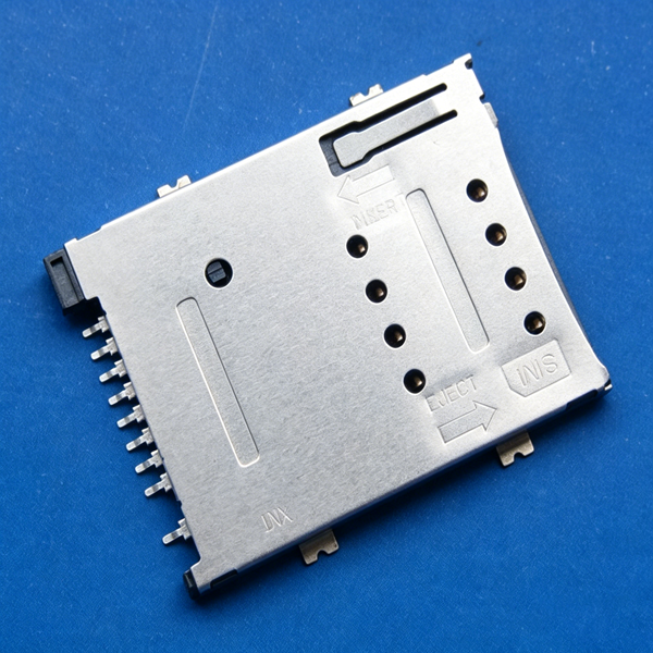 SIM-PUSH-8P+1P no CD terminal