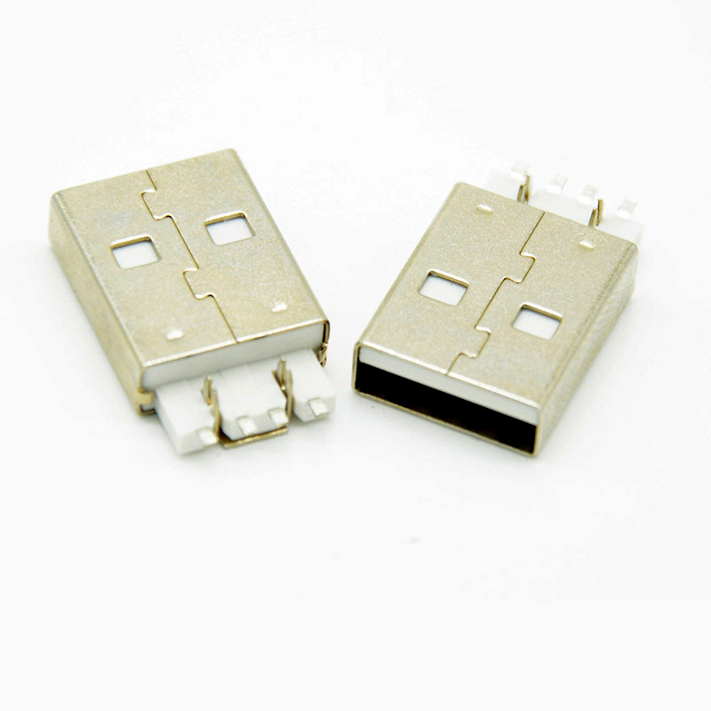 Type-A male, reverse fishhook pins