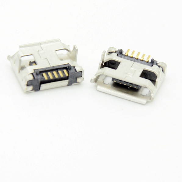 Micro 5P, 7.2mm two-pin through-hole