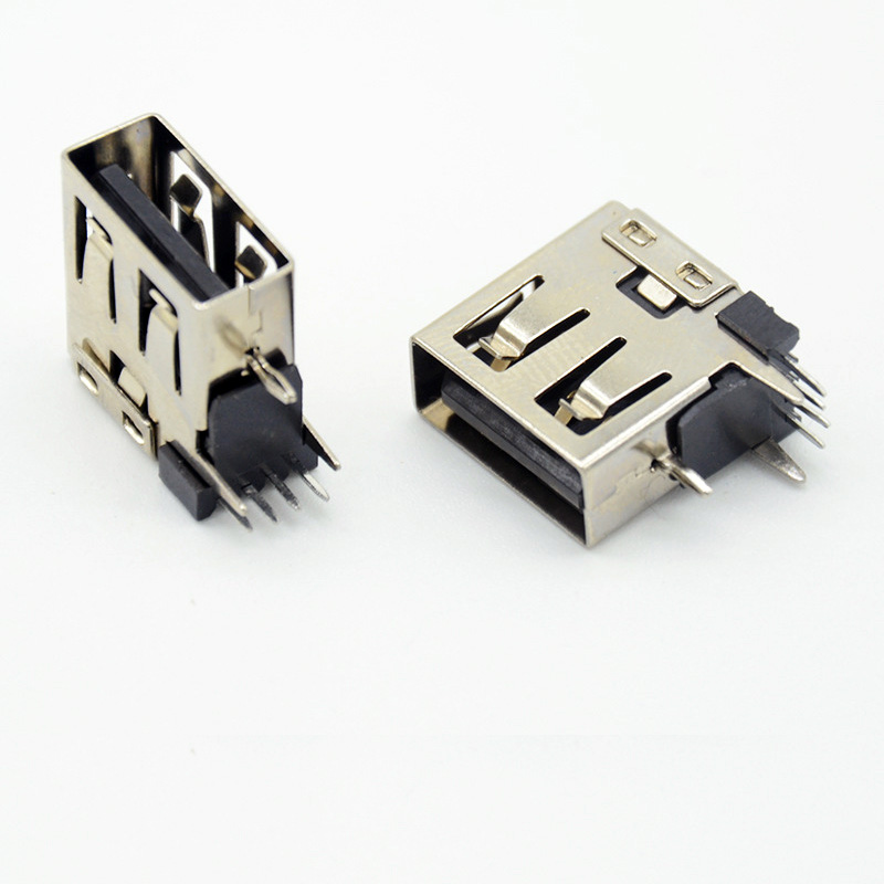 O-type straight edge right-angle terminal with white rubber, fast charging