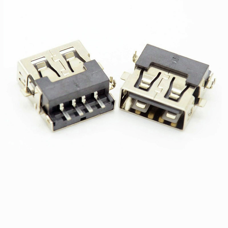 14.2 SMT insulation displacement terminal, curled insulator, quick plug, sunk through-hole type