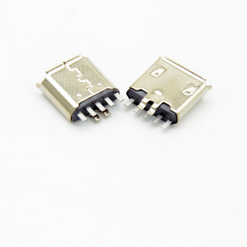 Micro 5PIN clamp-type durable through-hole terminal