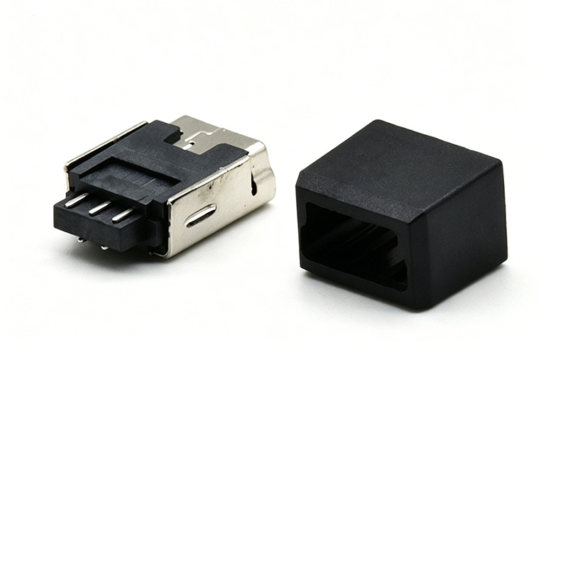 Mini 5P soldering terminal with housing, durable