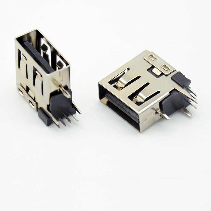 O-type straight-edge bent pin terminal, white insulator, fast charging