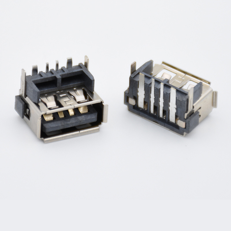 USB Type-A Female, Short Body 10.0mm, Raised 8.7mm, High Current
