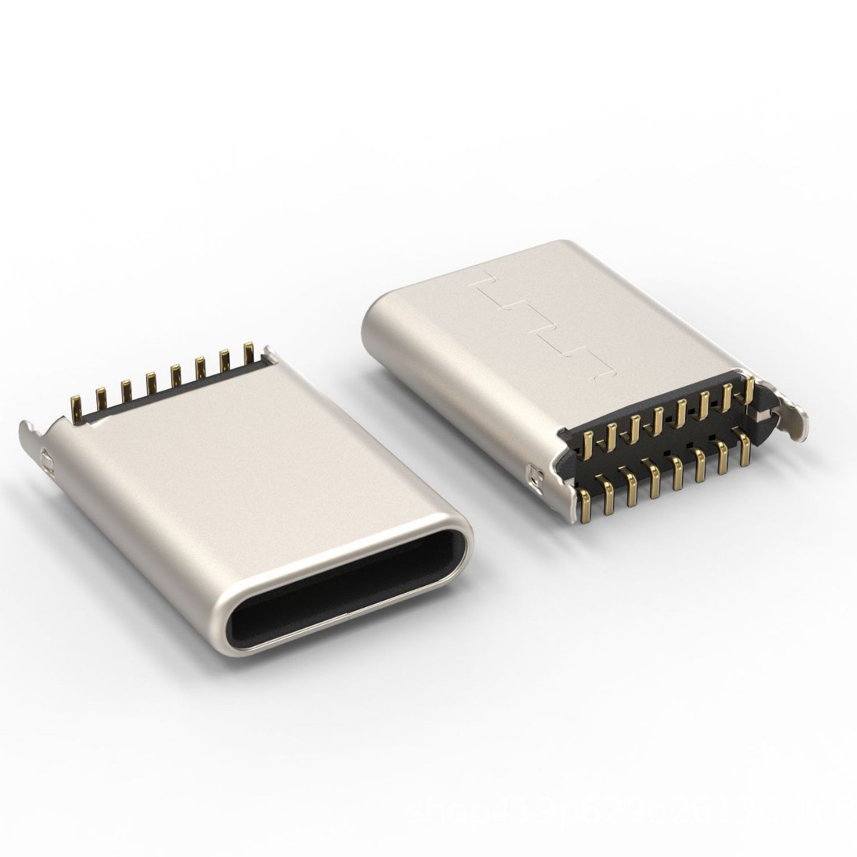 Type-C 16Pin Vertical SMT Male Connector, 10.0/10.5/11.0mm
