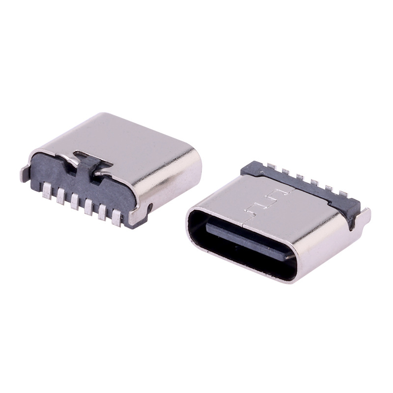 16Pin On-board SMT Female Connector, Length: 6.5/7.35/8.35mm, 4-Pin Through-hole