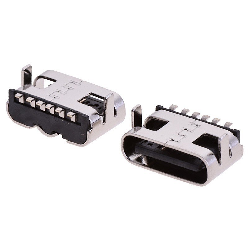 6Pin On-board Connector, Height 5.0mm, 2-Pin Through-hole, Short Body SMT